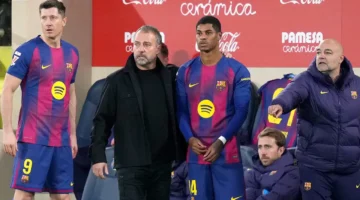 رقم تاريخي مرتقب.. ليفاندوفسكي يطارد إنجاز تشافي وراكيتيتش بقميص برشلونة وتحت قيادة فليك